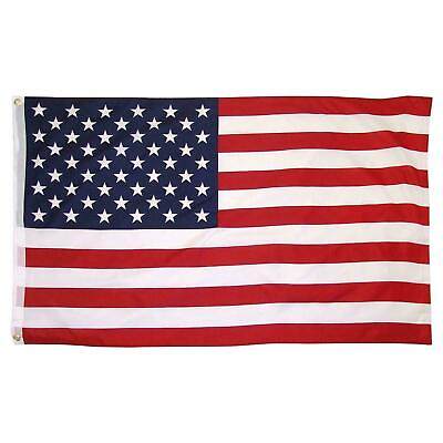 #ad 4x6 Ft American Flag USA Stars Stripes US with Grommets United States of America