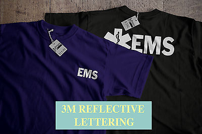 #ad New Reflective Emergency Medical Service EMT EMS T Shirt 