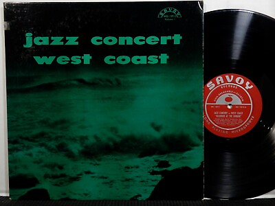 #ad JAZZ CONCERT WEST COAST DEXTER GORDON WARDELL GRAY LP SAVOY MG MONO DG RVG 1955