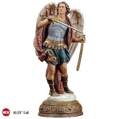 #ad St. Michael Figure Heavenly Protectors Guardian Archangel Statue Religious Gift $160.08