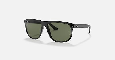 #ad Ray Ban Highstreet Gloss Black Polarized Green 60 mm Sunglasses RB4147 601 58 60 $132.79