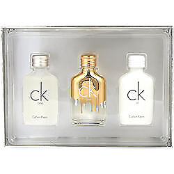 #ad Calvin Klein Unisex Mini Set .33 edt ck one ck one gold ck all $32.99