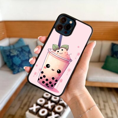 #ad perfect line bubble tea For iPhone 14 15 11 12 13 X XS XR Max Protective