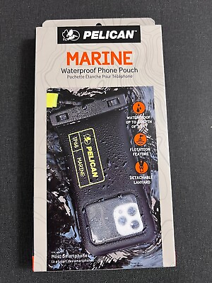 #ad New Pelican Marine IP68 Waterproof Phone Pouch Floating w Lanyard