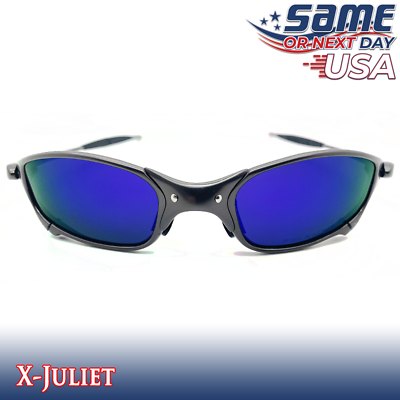 #ad X Juliet Metal Frame Polarized UV400 Sunglasses with ICE Iridium Lenses USA
