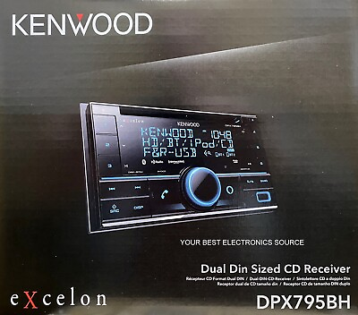 #ad NEW Kenwood DPX795BH 2 DIN AM FM CD Car Audio Receiver Bluetooth HD Radio
