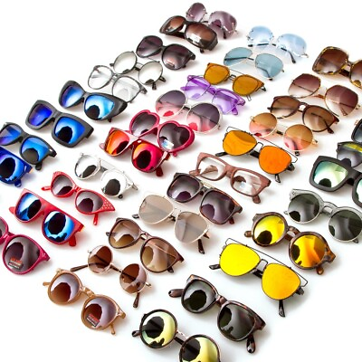 #ad Bulk Lot Wholesale 50 Fashion Sunglasses Eyeglasses Assorted Men Women Styles