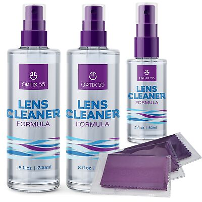 #ad #ad Lens Cleaner Spray Kit Alcohol Ammonia Free Eyeglasses Lenses Screens Safe