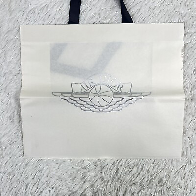 #ad RARE Original Nike Air Dior Jordan 1 Collab Shopping Bag From Dior In LA