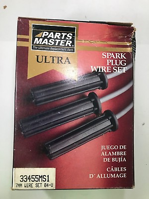 #ad Parts Master 33455MS1 Spark Plug Wire Set Standard 27506 Fits 91 02 1.5L l4 $19.94