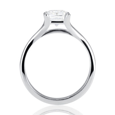 #ad 0.50 CT H VS1 Wedding Princess Cut Diamond Engagement Ring 14K White Gold