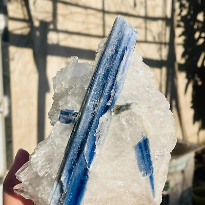 #ad 3.88lb Large Natural Blue Kyanite Crystal Cluster Gemstone Specimen Healing