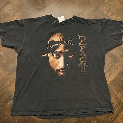 #ad RARE VINTAGE 1998 2Pac Winterland T Shirt XL Exodus Tupac Shakur