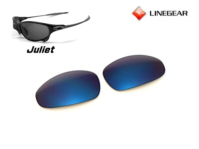 #ad LINEGEAR NB10 Non Polarized Lens for Oakley Juliet Ice Iridium JU NB10