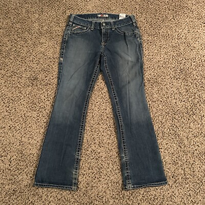 #ad Ariat FR Mens Jeans Blue Size 31x31 Mid Rise Bootcut Flame Resistant Denim