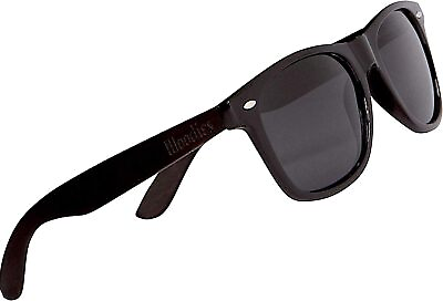 #ad Woodies Wood Sunglasses Polarized Lens made from Ebony Wood Black Wooden Sunglas