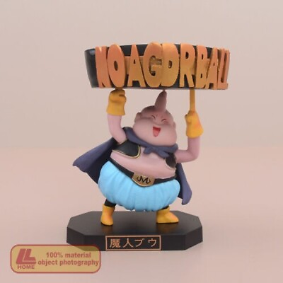 #ad Anime Dragon Ball Z Super Majin Buu Boo PVC Ashtray Cute Figure Statue Toy Gift
