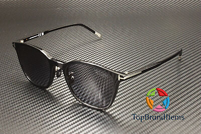 #ad Tom Ford FT0956 D 01D Plastic Shiny Black Smoke Polarized 52 mm Men#x27;s Sunglasses $230.97