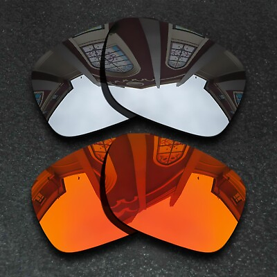 #ad US Silveramp;Orange Polarized Replacement Lenses For Oakley Holbrook OO9102