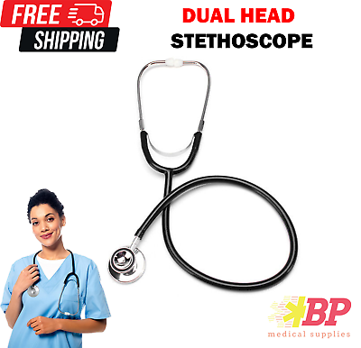 #ad Ever Ready First Aid 143200 Medical EMT Dual Head Stethoscope Black