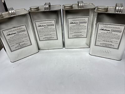 #ad Lot of 4 LITHICHROME SHADOW BLACK PAINT. FREE SHIPPING