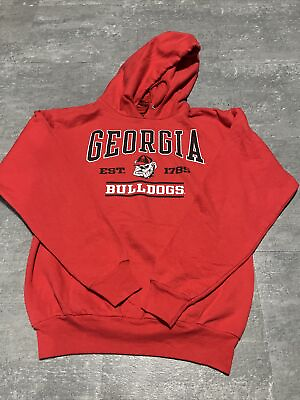 #ad Georgia Bulldogs Vintage Russell Athletic Sweatshirt Men S Red