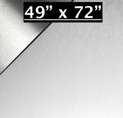 #ad 49quot; x 72quot; Silver Aluminum Sheet Flat .030” Thick Cargo Trailers Repair Etc.