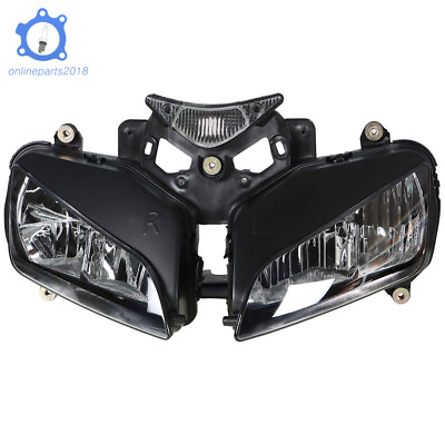 #ad Motorcycle Front Headlight Headlamp Fit for Honda 2004 2005 2006 2007 CBR 1000RR