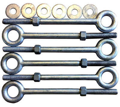 #ad Eye Bolts 2.5quot; to 12quot; Drop Forged Hot Dipped Galvanized Steel Eye Bolt Eyebolt $12.39