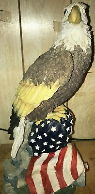 #ad American Bald Eagle With American Flag