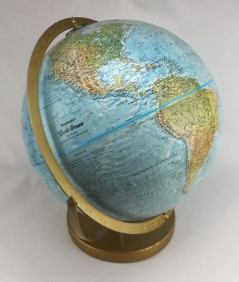 #ad Replogle World Ocean Series 12quot; Globe 2 Axis Tilt Raised Relief
