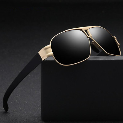 #ad Men TR90 Polarized Sunglasses Full Rim Rx able UV400 Brand New Sun Glasses