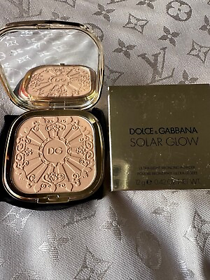 #ad Dolce amp; Gabbana Solar Glow Ultra Light Bronzing Powder 10 Sunshine Full Sz NIB