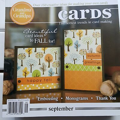 #ad Cards The Hottest Trends in Card Making Book Magazine Sept 2007 Issue 9