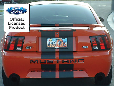 #ad 1999 2004 Ford Mustang Letters Rear Bumper Inserts Vinyl Decals Graphics Letter