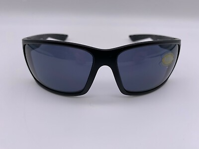 #ad NEW Costa Del Mar REEFTON Polarized Sunglasses Blackout Gray 580P