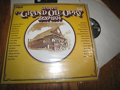 #ad STARS OF THE GRAND OLE OPRY 1926 1974 VARIOUS ARTISTS RCA RECORDS DOUBLE LP