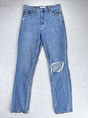 #ad Abercrombie amp; Fitch Women 90s Slim Straight Ultra High Rise Jeans Size 30 10R