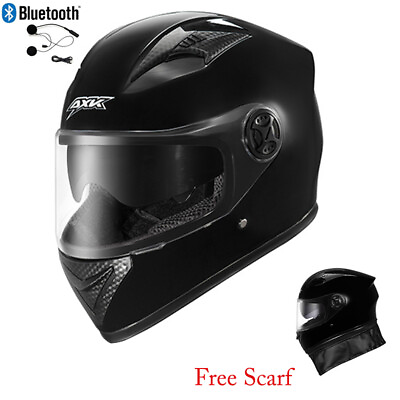 #ad Bluetooth Motorcycle Helmet Full Face Dual Lens ATV ON Road Motocross Helmet DOT