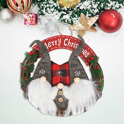 #ad Holiday Wreath Eye catching Decorative Fine Texture Dwarf Shape Wreath Portable