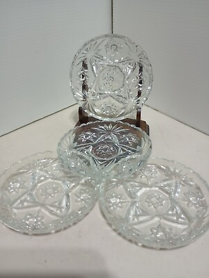 #ad Clear Glass Coasters X 4