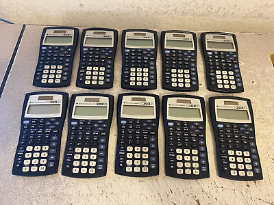 #ad Lot of 10 Texas Instruments TI 30X IIS Scientific Calculators Quick Ship