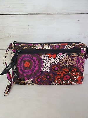 #ad Vera Bradley Quilted Zippered Wristlet Wallet
