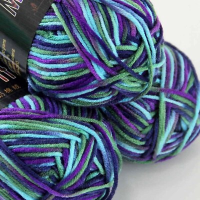 #ad Luxurious New 3ballsx50g Cotton Soft Baby Hand dyed Socks Scarf Knitting Yarn 22