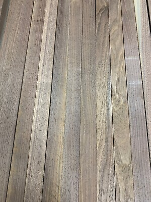 #ad 12 BoardsBlack Walnut Lumber Cutting Board Wood Blank Kiln Dried 1 4” x 2”x 16”