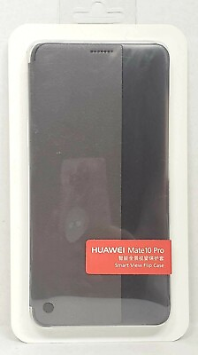 #ad Original Huawei Smart Window PU Leather Flip Case Cover Huawei Mate 10 PRO Brown