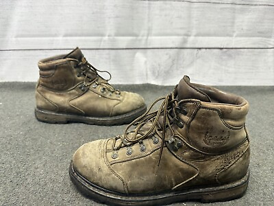 #ad Cabelas Boots Mens 11 M Insulated Leather Waterproof Boots Short Hiking Hunting