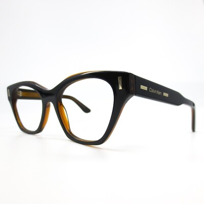 #ad Calvin Klein CK23518 Eyeglasses Black brown Square frames 52 18 140