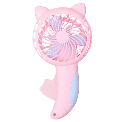 #ad Mini Fan Ergonomic Strong Wind Convenient Children Cartoon Summer Handheld Fan