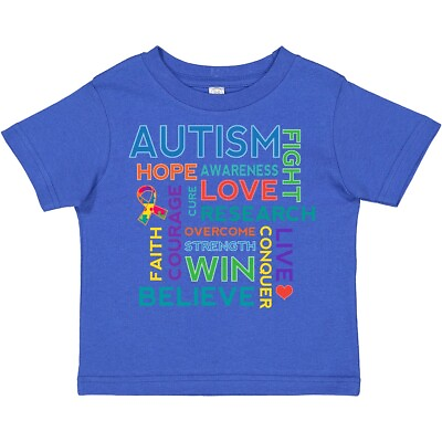 #ad Inktastic Autism Support Slogan Toddler T Shirt Awareness Message Walk Asd Month $16.99